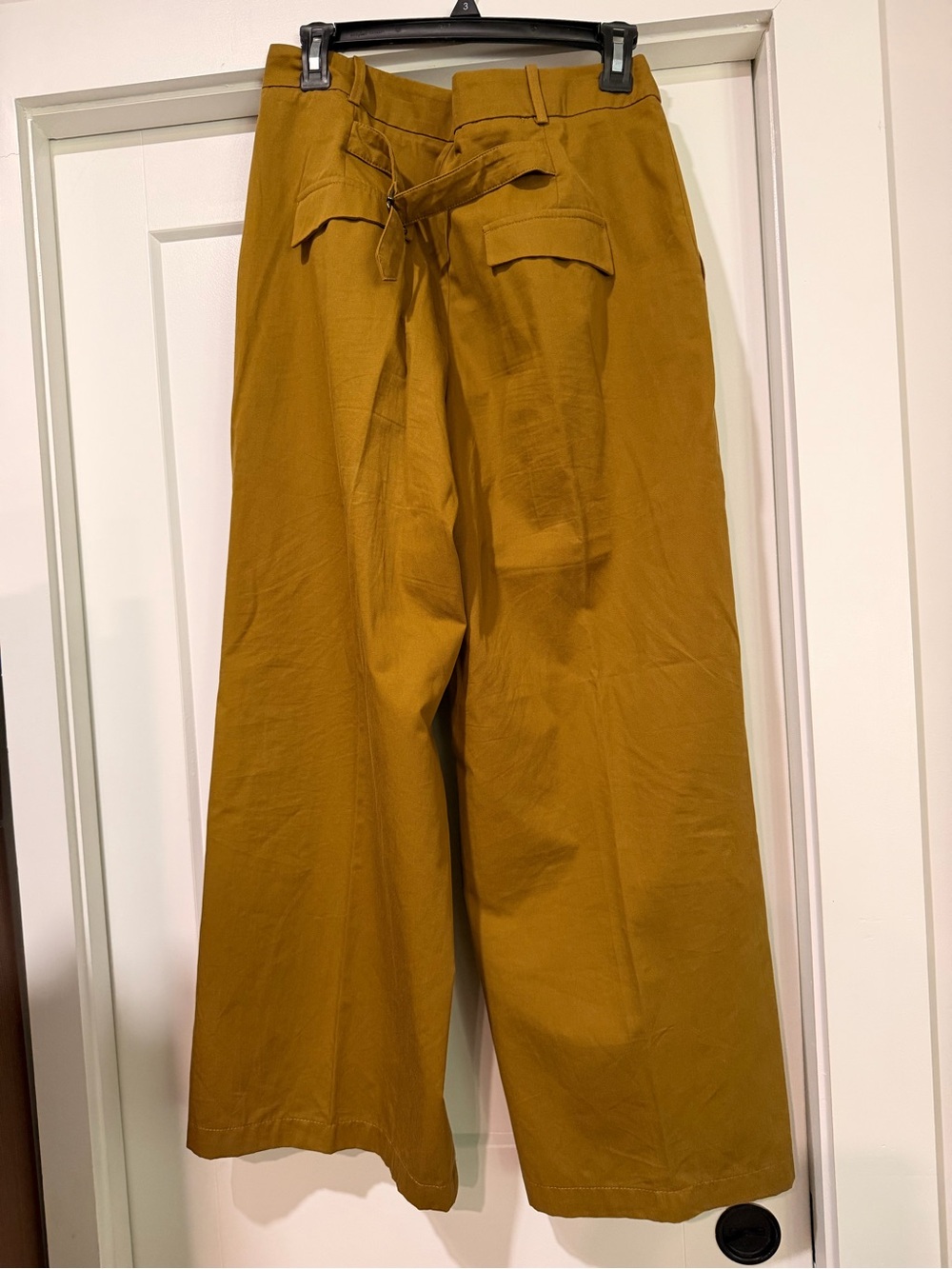 Zara Wide-Leg Pants in Mustard - Picture 2 of 3